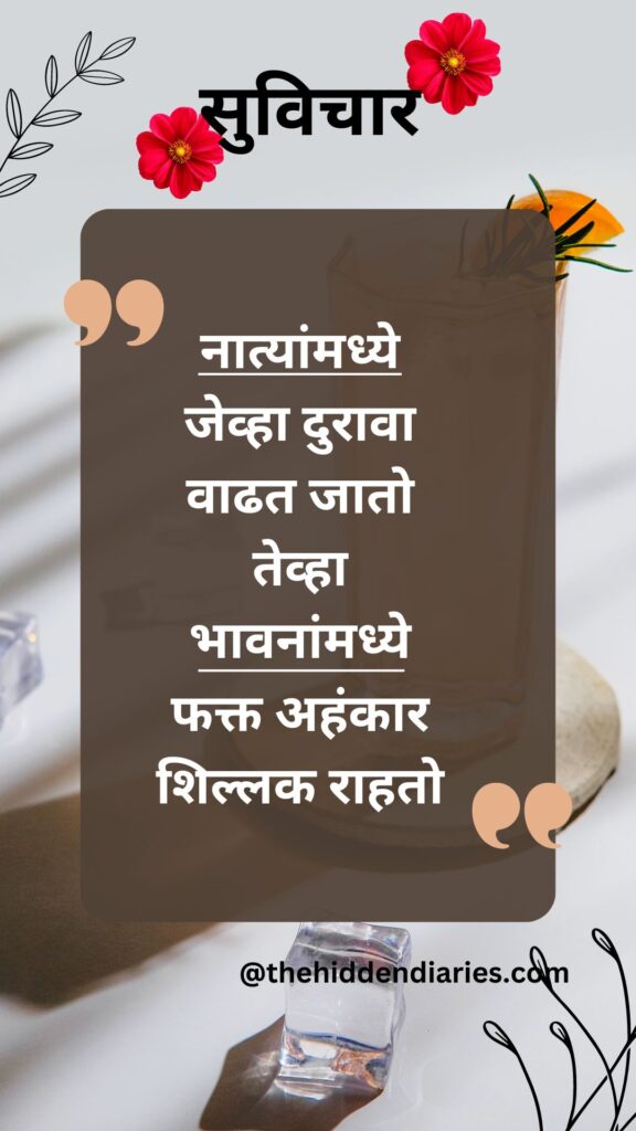 Marathi Suvichar/मराठी सुविचार